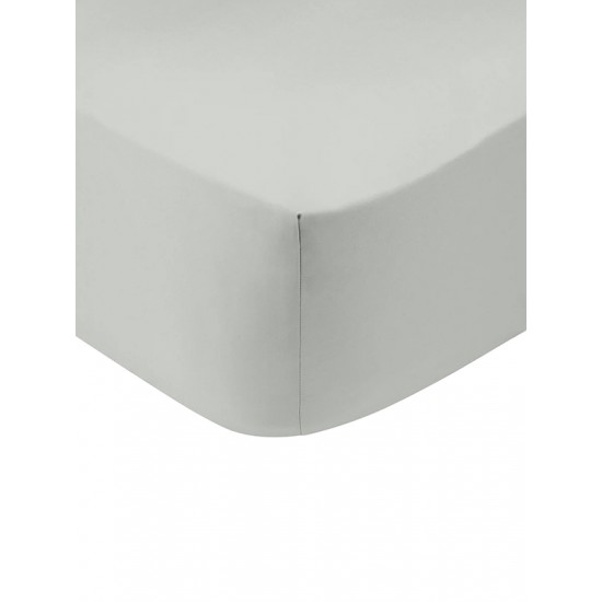 ΚΑΤΩΣΕΝΤΟΝΟ COTTON FEELINGS ΜΕ ΛΑΣΤΙΧΟ 106 LIGHT GREY ΜΟΝΟ (100X200+30)