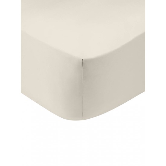 ΚΑΤΩΣΕΝΤΟΝΟ COTTON FEELINGS ΜΕ ΛΑΣΤΙΧΟ 108 ECRU ΜΟΝΟ (100X200+30)