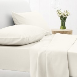 ΚΑΤΩΣΕΝΤΟΝΟ COTTON FEELINGS ΜΕ ΛΑΣΤΙΧΟ 100 WHITE ΗΜΙΔΙΠΛΟ (120X200+30)
