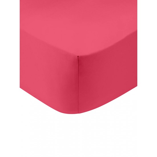 ΚΑΤΩΣΕΝΤΟΝΟ COTTON FEELINGS ΜΕ ΛΑΣΤΙΧΟ 112 FUCHSIA ΗΜΙΔΙΠΛΟ (120X200+30)