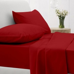 ΚΑΤΩΣΕΝΤΟΝΟ COTTON FEELINGS ΜΕ ΛΑΣΤΙΧΟ 113 RED ΗΜΙΔΙΠΛΟ (120X200+30)
