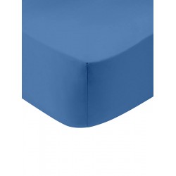 ΚΑΤΩΣΕΝΤΟΝΟ COTTON FEELINGS ΜΕ ΛΑΣΤΙΧΟ 104 BLUE ΗΜΙΔΙΠΛΟ (120X200+30)