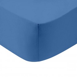 ΚΑΤΩΣΕΝΤΟΝΟ COTTON FEELINGS ΜΕ ΛΑΣΤΙΧΟ 104 BLUE ΗΜΙΔΙΠΛΟ (120X200+30)