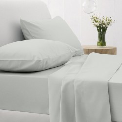 ΚΑΤΩΣΕΝΤΟΝΟ COTTON FEELINGS ΜΕ ΛΑΣΤΙΧΟ 106 LIGHT GREY ΗΜΙΔΙΠΛΟ (120X200+30)