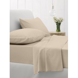 ΚΑΤΩΣΕΝΤΟΝΟ COTTON FEELINGS ΜΕ ΛΑΣΤΙΧΟ 109 SAND ΔΙΠΛΟ (160X200+30)