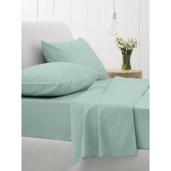 ΚΑΤΩΣΕΝΤΟΝΟ COTTON FEELINGS ΜΕ ΛΑΣΤΙΧΟ 105 AQUA ΔΙΠΛΟ (160X200+30)