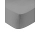 ΚΑΤΩΣΕΝΤΟΝΟ COTTON FEELINGS ΜΕ ΛΑΣΤΙΧΟ 107 DARK GREY ΔΙΠΛΟ (160X200+30)