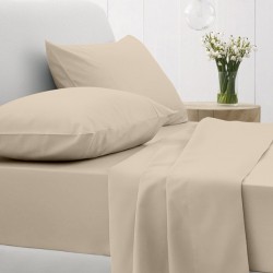 ΚΑΤΩΣΕΝΤΟΝΟ COTTON FEELINGS ΜΕ ΛΑΣΤΙΧΟ 109 SAND ΥΠΕΡΔΙΠΛΟ (180X200+30)