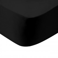 ΚΑΤΩΣΕΝΤΟΝΟ COTTON FEELINGS ΜΕ ΛΑΣΤΙΧΟ 111 BLACK ΥΠΕΡΔΙΠΛΟ (180X200+30)