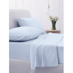 ΚΑΤΩΣΕΝΤΟΝΟ COTTON FEELINGS ΜΕ ΛΑΣΤΙΧΟ 103 LIGHT BLUE ΥΠΕΡΔΙΠΛΟ (180X200+30)
