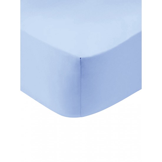 ΚΑΤΩΣΕΝΤΟΝΟ COTTON FEELINGS ΜΕ ΛΑΣΤΙΧΟ 103 LIGHT BLUE ΥΠΕΡΔΙΠΛΟ (180X200+30)