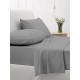 ΚΑΤΩΣΕΝΤΟΝΟ COTTON FEELINGS ΜΕ ΛΑΣΤΙΧΟ 107 DARK GREY ΥΠΕΡΔΙΠΛΟ (180X200+30)