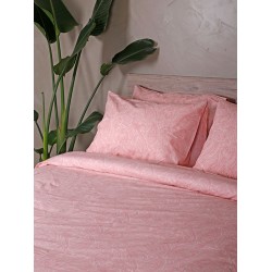 ΣΕΤ ΣΕΝΤΟΝΙΑ COTTON FEELINGS 2040 PINK ΜΟΝΟ ΜΕ ΛΑΣΤΙΧΟ(105X205+30)