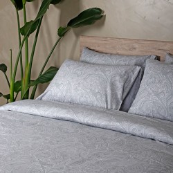 ΣΕΤ ΣΕΝΤΟΝΙΑ COTTON FEELINGS 2040 GREY ΜΟΝΟ (165X270)