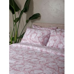 ΣΕΤ ΣΕΝΤΟΝΙΑ COTTON FEELINGS 2038 PINK ΜΟΝΟ (165X270)