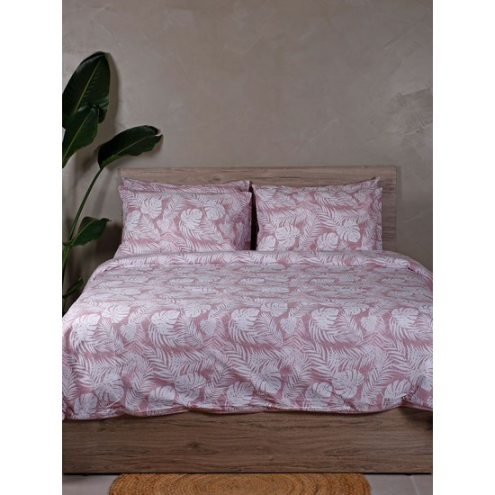 ΣΕΤ ΣΕΝΤΟΝΙΑ COTTON FEELINGS 2038 PINK ΜΟΝΟ (165X270)