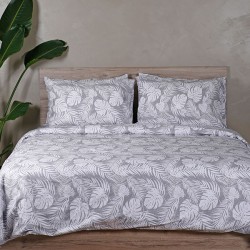 ΣΕΤ ΣΕΝΤΟΝΙΑ COTTON FEELINGS 2038 GREY ΜΟΝΟ (165X270)