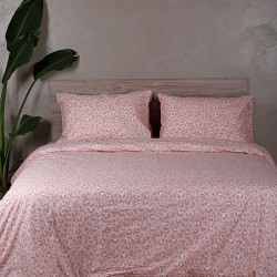 ΣΕΤ ΣΕΝΤΟΝΙΑ COTTON FEELINGS 2044 PINK ΜΟΝΟ (165X270)