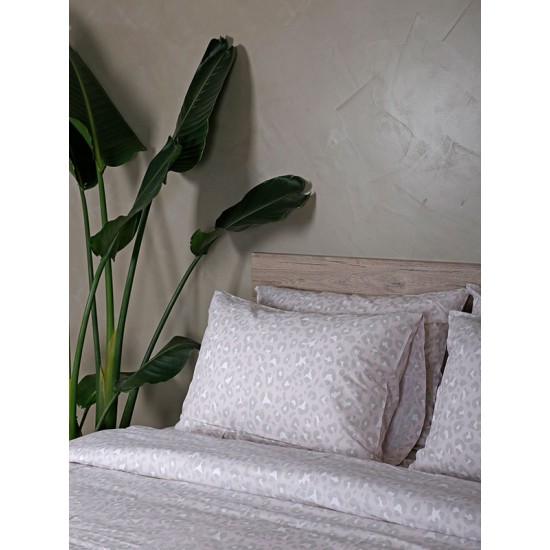 ΣΕΤ ΣΕΝΤΟΝΙΑ COTTON FEELINGS 2044 BEIGE ΜΟΝΟ (165X270)