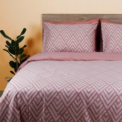 ΣΕΤ ΣΕΝΤΟΝΙΑ COTTON FEELINGS 2036 PINK ΜΟΝΟ (165X270)
