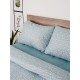 ΣΕΤ ΣΕΝΤΟΝΙΑ COTTON FEELINGS 920 AQUA ΜΟΝΟ ΜΕ ΛΑΣΤΙΧΟ(105X205+30)