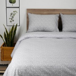 ΣΕΤ ΣΕΝΤΟΝΙΑ COTTON FEELINGS 920 GREY ΜΟΝΟ (165X270)
