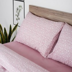 ΣΕΤ ΣΕΝΤΟΝΙΑ COTTON FEELINGS 920 PINK ΜΟΝΟ (165X270)
