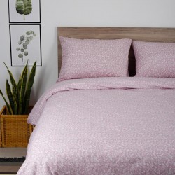 ΣΕΤ ΣΕΝΤΟΝΙΑ COTTON FEELINGS 920 PINK ΜΟΝΟ ΜΕ ΛΑΣΤΙΧΟ(105X205+30)