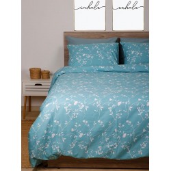 ΣΕΤ ΣΕΝΤΟΝΙΑ COTTON FEELINGS 924 AQUA ΜΟΝΟ (165X270)