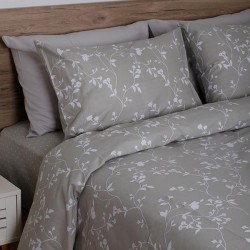 ΣΕΤ ΣΕΝΤΟΝΙΑ COTTON FEELINGS 924 GREY ΜΟΝΟ (165X270)