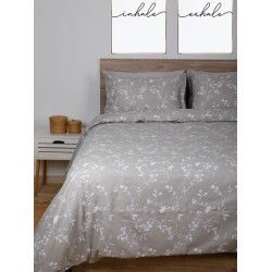 ΣΕΤ ΣΕΝΤΟΝΙΑ COTTON FEELINGS 924 GREY ΜΟΝΟ (165X270)