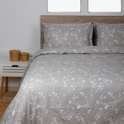 ΣΕΤ ΣΕΝΤΟΝΙΑ COTTON FEELINGS 924 GREY ΜΟΝΟ (165X270)