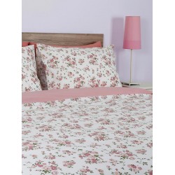 ΣΕΤ ΣΕΝΤΟΝΙΑ COTTON FEELINGS 929 PINK ΜΟΝΟ (165X270)