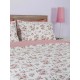 ΣΕΤ ΣΕΝΤΟΝΙΑ COTTON FEELINGS 929 PINK ΜΟΝΟ (165X270)