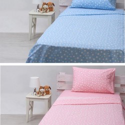 ΣΕΤ ΣΕΝΤΟΝΙΑ COTTON FEELINGS 22 PINK ΜΟΝΟ (165X270)