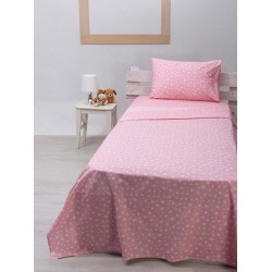ΣΕΤ ΣΕΝΤΟΝΙΑ COTTON FEELINGS 22 PINK ΜΟΝΟ (165X270)