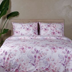 ΣΕΤ ΣΕΝΤΟΝΙΑ COTTON FEELINGS 932 LILA ΜΟΝΟ ΜΕ ΛΑΣΤΙΧΟ(105X205+30)