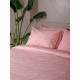 ΣΕΤ ΣΕΝΤΟΝΙΑ COTTON FEELINGS 2040 PINK ΔΙΠΛΟ ΜΕ ΛΑΣΤΙΧΟ (150X205+30)