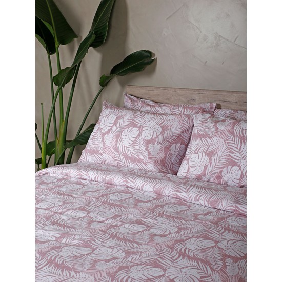 ΣΕΤ ΣΕΝΤΟΝΙΑ COTTON FEELINGS 2038 PINK ΔΙΠΛΟ (200X270)