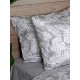 ΣΕΤ ΣΕΝΤΟΝΙΑ COTTON FEELINGS 2038 GREY ΔΙΠΛΟ ΜΕ ΛΑΣΤΙΧΟ (150X205+30)