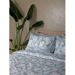 ΣΕΤ ΣΕΝΤΟΝΙΑ COTTON FEELINGS 2038 AQUA ΔΙΠΛΟ (200X270)