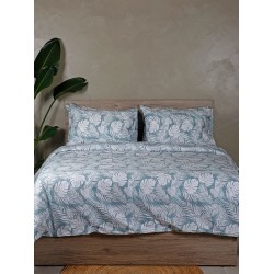 ΣΕΤ ΣΕΝΤΟΝΙΑ COTTON FEELINGS 2038 AQUA ΔΙΠΛΟ (200X270)