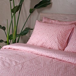ΣΕΤ ΣΕΝΤΟΝΙΑ COTTON FEELINGS 2042 PINK ΔΙΠΛΟ (200X270)