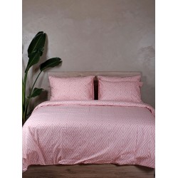 ΣΕΤ ΣΕΝΤΟΝΙΑ COTTON FEELINGS 2042 PINK ΔΙΠΛΟ (200X270)