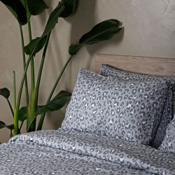 ΣΕΤ ΣΕΝΤΟΝΙΑ COTTON FEELINGS 2044 GREY ΔΙΠΛΟ (200X270)