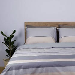 ΣΕΤ ΣΕΝΤΟΝΙΑ COTTON FEELINGS 2034 GREY ΥΠΕΡΔΙΠΛΟ (235X270)