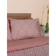 ΣΕΤ ΣΕΝΤΟΝΙΑ COTTON FEELINGS 2036 PINK ΥΠΕΡΔΙΠΛΟ ΜΕ ΛΑΣΤΙΧΟ (170X205+30)