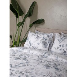 ΣΕΤ ΣΕΝΤΟΝΙΑ COTTON FEELINGS 932 GREY ΥΠΕΡΔΙΠΛΟ (235X270)