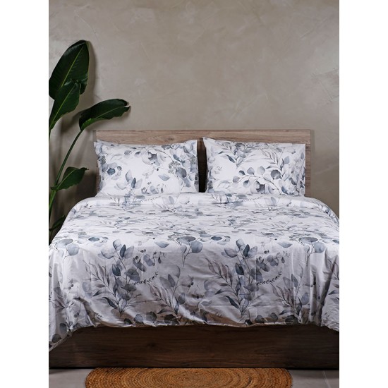 ΣΕΤ ΣΕΝΤΟΝΙΑ COTTON FEELINGS 932 GREY ΥΠΕΡΔΙΠΛΟ (235X270)