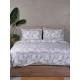 ΣΕΤ ΣΕΝΤΟΝΙΑ COTTON FEELINGS 2038 GREY ΥΠΕΡΔΙΠΛΟ ΜΕ ΛΑΣΤΙΧΟ (170X205+30)